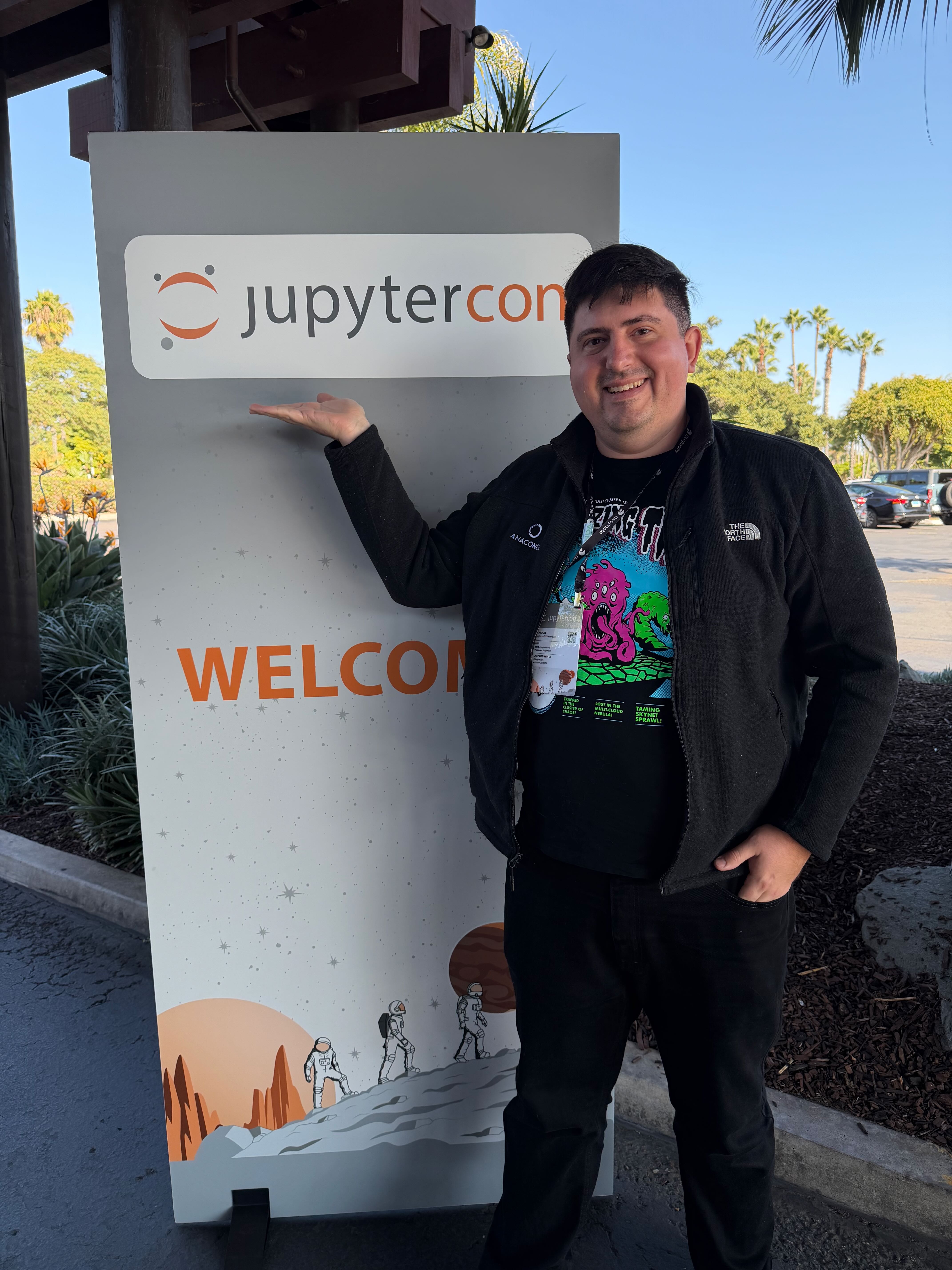 Me at JupyterCon 2025